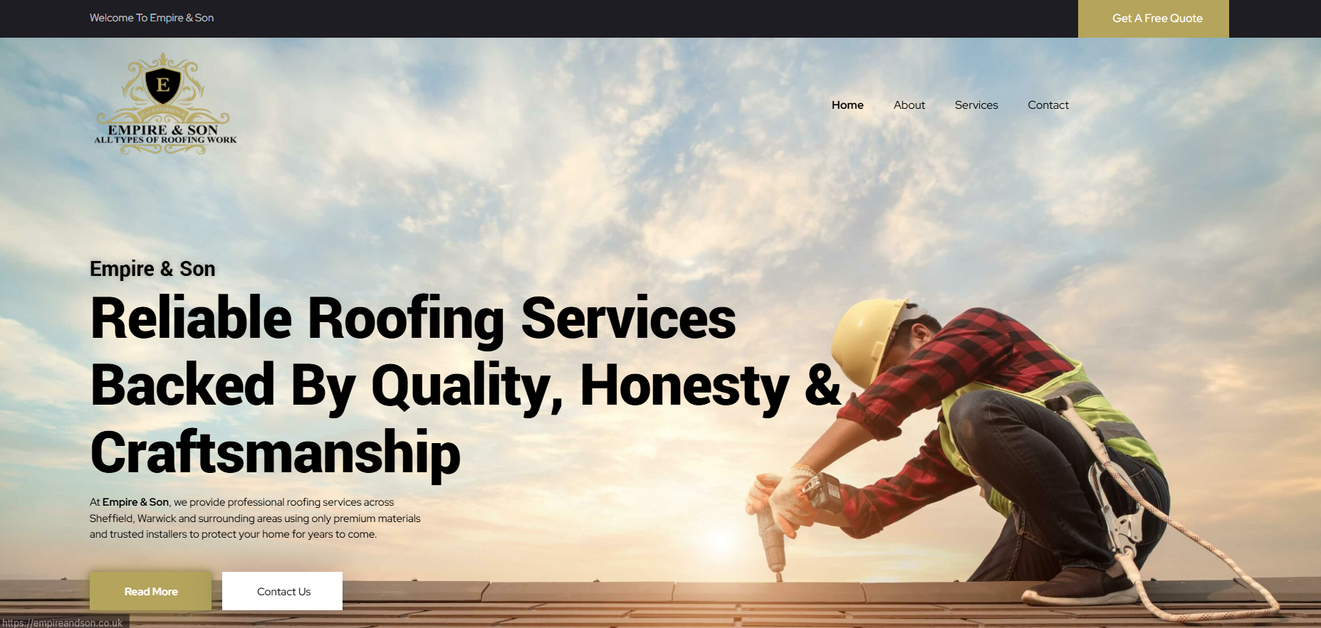 EAS landing page